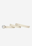 Wojas Women's 3 cm Beige Leather Belt | 9973-84