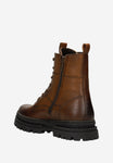 Wojas Brown Insulated Leather Biker Boots | 2406452