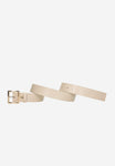 Wojas Women's 4 cm Beige Leather Belt | 93071-54