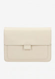 Wojas Light Beige Leather Crossbody Bag | 8024054