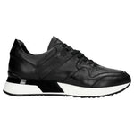 Wojas Black Leather Sneakers | 4606051