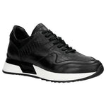 Wojas Black Leather Sneakers | 4606051