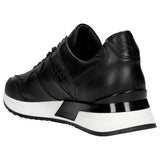 Wojas Black Leather Sneakers | 4606051