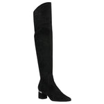 Wojas Black Leather Knee High Boots | 7100881