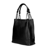 Wojas Black Leather Tote Bag | 8010551