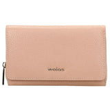 Wojas Pink Leather Zip Around Wallet | 9102454