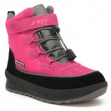 Bartek Girls' Pink and Black Insulated Ankle Boots | 17288002