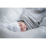 Effiki White Bamboo Swaddle Roe Deer | 47776